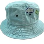 Head Hand Painted In The Clouds Blue Bucket Hat Photo 2