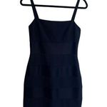 Laundry by Shelli Segal Vintage 90s Contrast Stripe Mini Dress Size 4 Photo 0