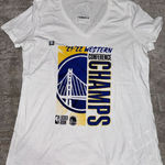 Fanatics Golden State Warriors Champs NBA T-Shirt Women's Size M Athletic Sporty Photo 0
