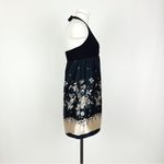 Forever 21 Vintage Y2K Knit + Satin Botanical Halter Top | Size XS Photo 5