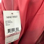 Nine West Skirt 10 Red Black Mod Geometric Colorblock Pencil Office Art Retro Photo 3