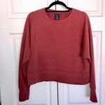 Nike Maroon  Embossed Crop Sweatshirt Size M Photo 0