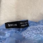 SheIn Blue Lace Tank Top Photo 1