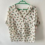 Abound Pineapple Print Semi Crop Top Photo 0