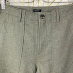 J.Crew Olive Green Gray High Waist Trouser Pants Photo 4
