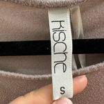 Kische Sequined Shortsleeve Top Beige Retro Gatsby Flapper Blouse 2010s Small S Tan Photo 3