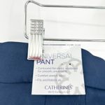 NWT‎ Catherines Womens Preppy The Universal Elastic Waist Dress Chino Pants 18W Blue Photo 5