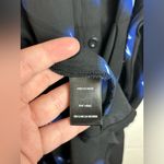 Torrid  Plus Size Sheer Peplum Woman’s Tie Front Lightning Strike Blouse Size 5X Photo 4