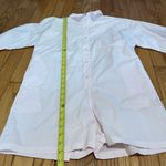 Parke Pink Cotton Long Sleeve Button Front Polo Romper Size XS‎ Photo 6