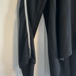 Heroine Sport Black Open Back Sweatshirt with Silver Arm Stripe Photo 1