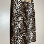 White House | Black Market CLEARANCE! Leopard WHBM Midi Pencil Skirt Size 6 Like New Photo 2