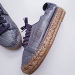 Guess  Metallic Gray Espadrille Sneakers Photo 1