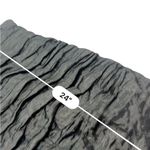 Nicole Miller ARTELIER Sandy Black Metallic Ruched Skirt Size 4 Photo 6