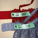 Honeydew Intimates Women's Lace Bralette Set Small Red & Grey NWOT Gray Photo 6