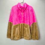 Lilly Pulitzer NWT  Keala Sherpa 1/2 Zip Popover Pink Pockets Size‎ XXL Photo 4