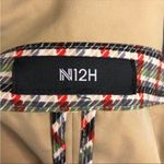 N12H Trench Jacket Women XS Tan Button Up Sleeve Boho City Chick Contemporary Photo 11