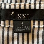 Forever 21 FOREVER 21 XXI Button Down Ruffle Front Striped Mini Shirt Dress Size Small Photo 6