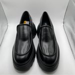 Michael Kors NWOB  Women's Shoes Shiloh Leather Loafer Black Chunky Sole 9.5M Photo 3