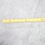 None Circle Silver Triple Chain‎ Link Dainty Fashion Jewelry Necklace JB2-44 Photo 3