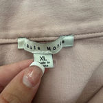 Haute Monde Blush Pink Stretchy Floral Roses Embossed Embroidered Skirt Size XL Photo 7