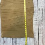 2B Clothing  Camel Pencil Skirt. Size Large.  EUC Photo 2