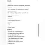 NWT Rains Hooded Jacket Sky Color Size L Size L Photo 5