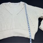 Apiece Apart Cream Crewneck Wool Sweater APPROX. Size LARGE No Size Tag *FLAWED Photo 12