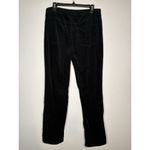 Talbots  Corduroy High Rise Straight Leg Pant Black Preppy Quiet Luxury Size 8 Photo 4