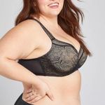 Cacique  Modern Lace Lightly Lined Balconette Bra 38D Photo 1