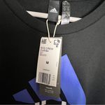 Adidas  Women's Sporty Athleisure  Black Long Sleeve Athletic Graphic Logo Sz M Photo 7