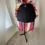 Steven Embroidered Envelope Cross Body Purse With Chain Strap Coin Charms Gold Photo 7