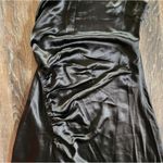 Retrofête Retrofete Sab Dress Black Maxi Halter Satin Size Small NWT Sleeveless Photo 5