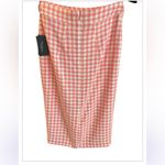 Tommy Hilfiger NWT  GINGHAM MIDI PENCIL SKIRT SIZE 4 Photo 2