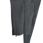 ZARA faux suede high waisted dress pants with ankle zippers Photo 6