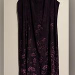EUC Cimmaron Plus Purple and Yellow Sleeveless Floral Dress size 22 Photo 4