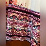 Three Pink Hearts Women   White floral Sleeveless Dress with pink, peach, blue Photo 5