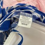 Robin Piccone Robin Piconne Blue White Ikat Halter Top Maxi Dress M Photo 8