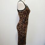 Zumiez  Almost Famous leopard print mesh bodycon dress size small Photo 3
