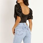 For Love & Lemons  Pixie Bodysuit Black Photo 2