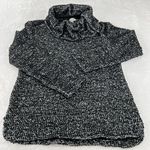 Calvin Klein Off Shoulder Snap Button Turtleneck Sweater Women's Size Medium Photo 1