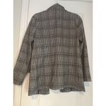 Rachel Zoe  Women’s Fall Blazer Size Med Very GUC Jacket Open Front Black White Photo 4