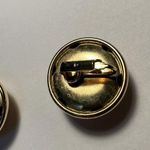 Lot of 2 Both Signed Gold Tone Clip On Non Pierced Earrings Photo 3