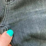 AG Adriano Goldschmied ripped black the Stevie slim straight jeans in size 25 Photo 2