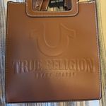 True Religion NEW Leather Brown Purse Photo 3