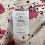 CAbi ‎ Blouse Women XS Cream Fuchsia Floral Scoop Neck Boxy Business Casual Top Photo 3