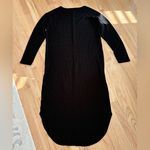 Z Supply  Black Midi Sweater Dress Photo 7
