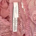 Victoria's Secret Lace Bralette Lot 2 Piece Size S Pink Purple Lavender Halter Coquette Loungewear Photo 5