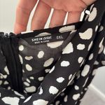 SheIn  Black and White Cowl Neck Dress Photo 2