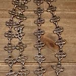 Tory Burch NWOT  Silver Necklace; 30” Photo 3