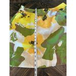 New York & Co. Y2K Floral Skirt Women 12 Earthy Dainty Feminine Coquette Grunge Yellow Photo 4